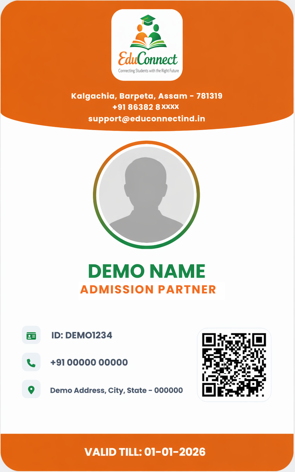 EduConnect Premium ID Card